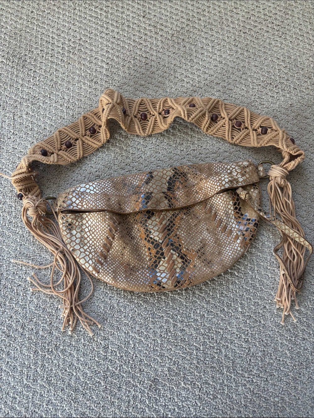 Free People Farrah Macrame Sling Bag - Picture 3 of 10